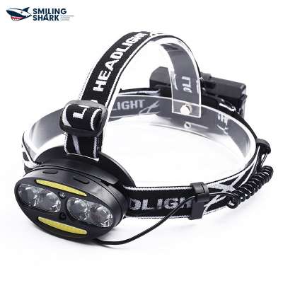 High Quality Multi-function ABS Material XML-L2 LED USB Rechargeable Camping Headlamp IR Sensor Emergency Headlight