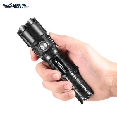 Hot Sale High Power Battery Multi-Function 5 Dimming Modes LED Flashlight Camping Torch With Power Bank