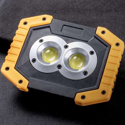 Smiling Shark W839 LED Work Light Rechargeable Portable  USB Input Output Bright Job Site Light