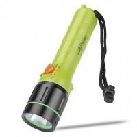 Rechargeable IP68 Waterproof Scuba Diviers Torch Diving Flashlight