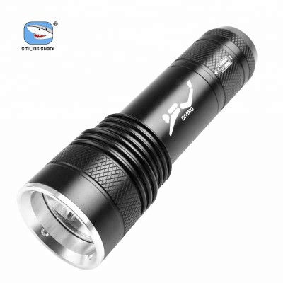 Smiling Shark T6 LED portable aluminium alloy waterproof torch diving equipment rechargeable dive light