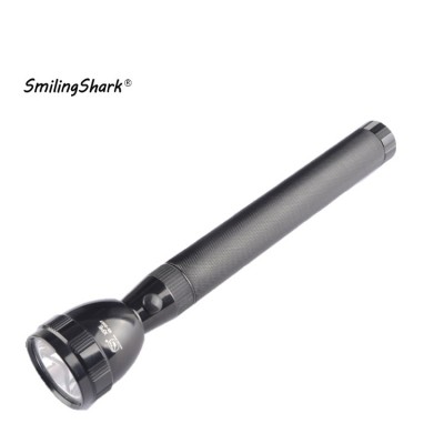 Smiling shark Rechargeable flashlight LED multi-function handheld flashlight Outdoor long-range flashlight