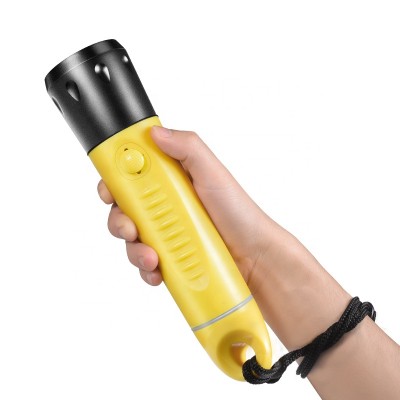 SmilingShark diving flashlight professional deep submersible strong light ABS charging high-power waterproof flashlight