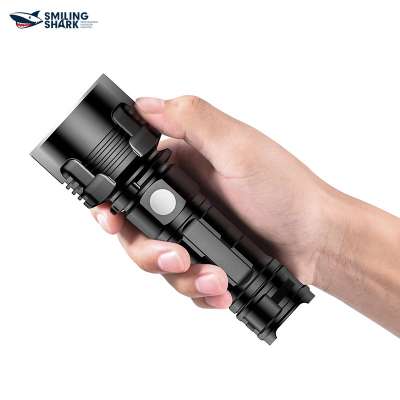 New Arrival Hot Selling Portable Torch Light Aluminum LED USB Rechargeable Camping Flashlight Torch