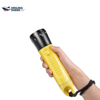 High Quality Diving Flashlight Rechargeable 4 Working Modes Diving ABS Torch Underwater LED Flashlight