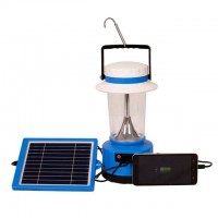 New products rechargeable 5W LED solar lantern with solar panel