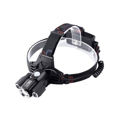 Wholesale 3pcs Wick Ultra Bright Head torch Flashlight Stretch Zoomable Rechargeable Led Headlamp